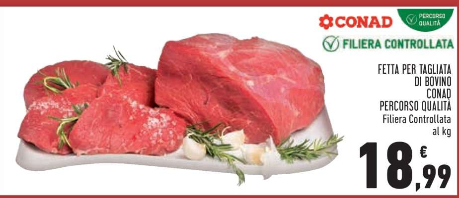 Fetta per tagliata di bovino