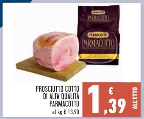 PROSCIUTTO COTTO DI ALTA QUALITA' PARMACOTTO