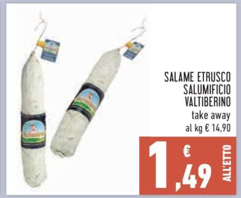 Salame Etrusco Salumificio Valtiberino