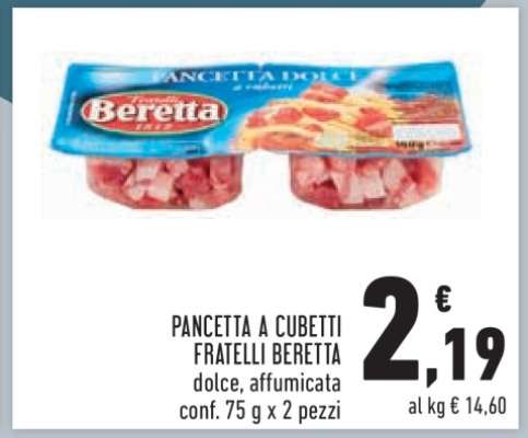 PANCETTA A CUBETTI FRATELLI BERETTA