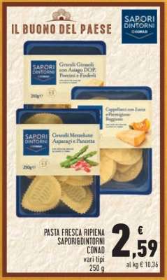 Pasta Fresca Ripiena Sapori&Dintorni Conad