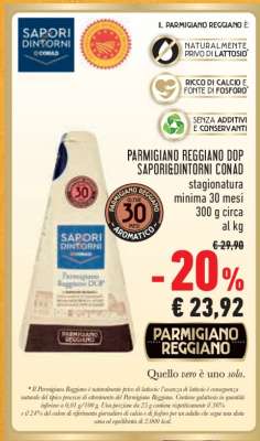 Parmigiano Reggiano DOP Sapori&Dintorni Conad