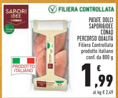 PATATE DOLCI SAPORI&IDEE CONAD