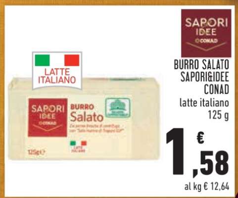 Burro Salato Sapori&Idee Conad