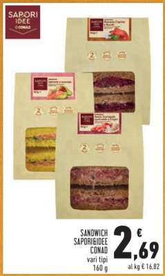 SANDWICH SAPORI&IDEE CONAD