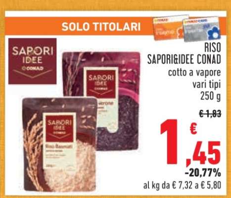 RISO SAPORI&IDEE CONAD