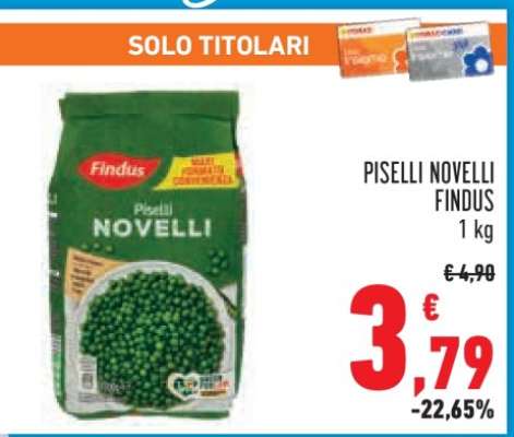 Piselli Novelli Findus
