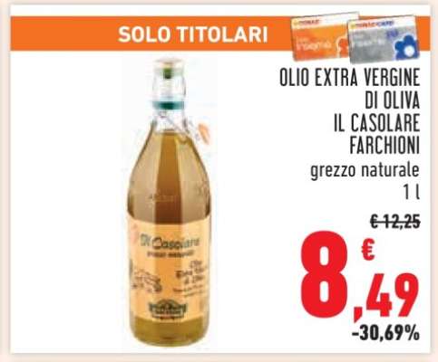 Olio Extra Vergine di Oliva Il Casolare Farchioni