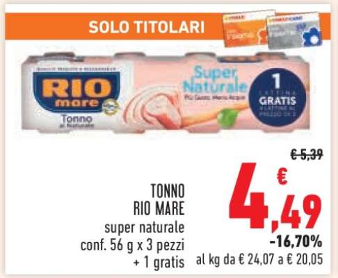 TONNO RIO MARE