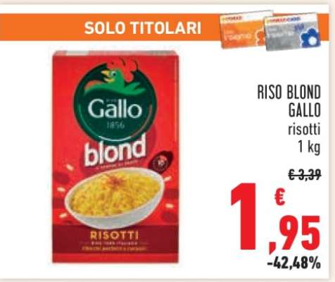Riso Blond Gallo