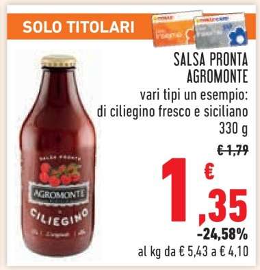Salsa Pronta Agromonte