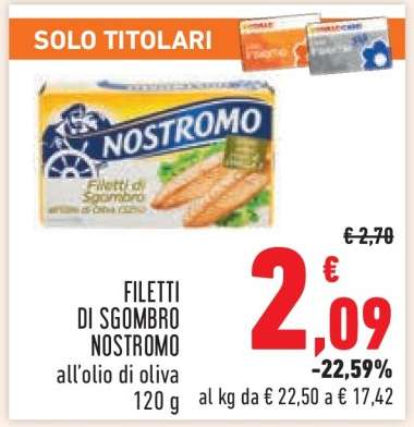 FILETTI DI SGOMBRO NOSTROMO
