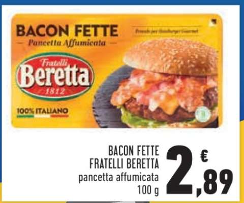 BACON FETTE FRATELLI BERETTA
