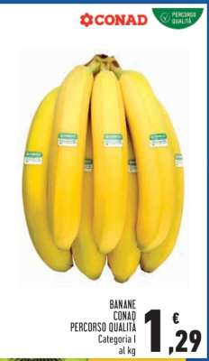 Banane Conad Percorso Qualità