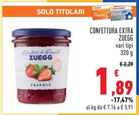 Confettura Extra Zuegg