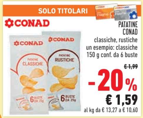 Patatine Conad