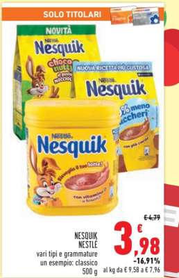 NESQUIK NESTLÉ