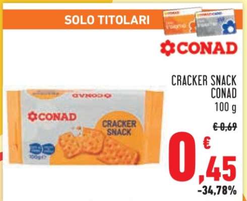CRACKER SNACK CONAD