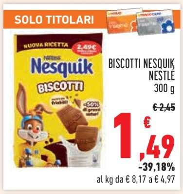 Biscotti Nesquik Nestlé