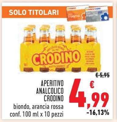 APERITIVO ANALCOLICO CRODINO