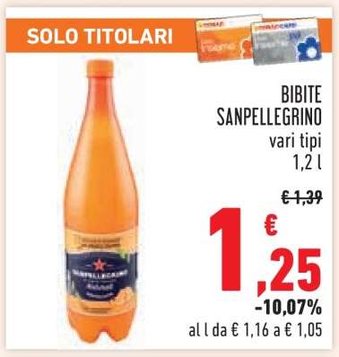 BIBITE SANPELLEGRINO