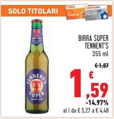 Birra Super Tennent's