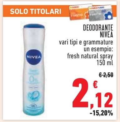 DEODORANTE NIVEA