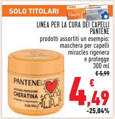 Linea per la cura dei capelli Pantene