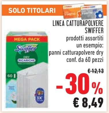 LINEA CATTURAPOLVERE SWIFFER