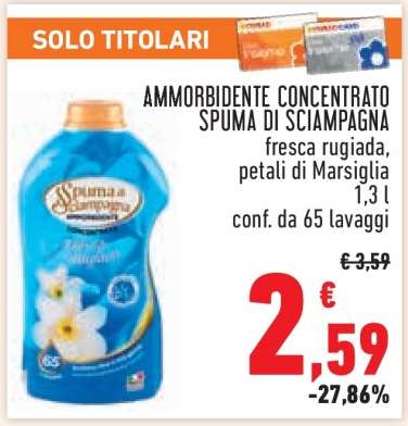 AMMORBIDENTE CONCENTRATO SPUMA DI SCIAMPAGNA