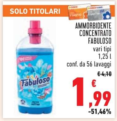 Ammorbidente Concentrato Fabuloso