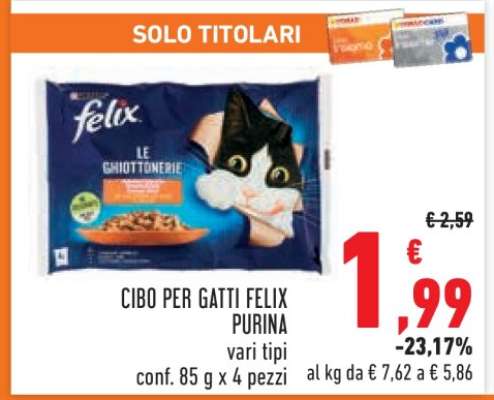 Cibo per Gatti Felix Purina