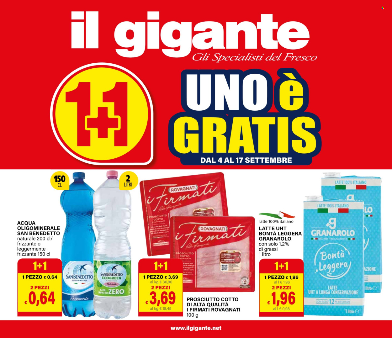 Volantino Il Gigante - 4/9/2025 - 17/9/2025. Pagina 1