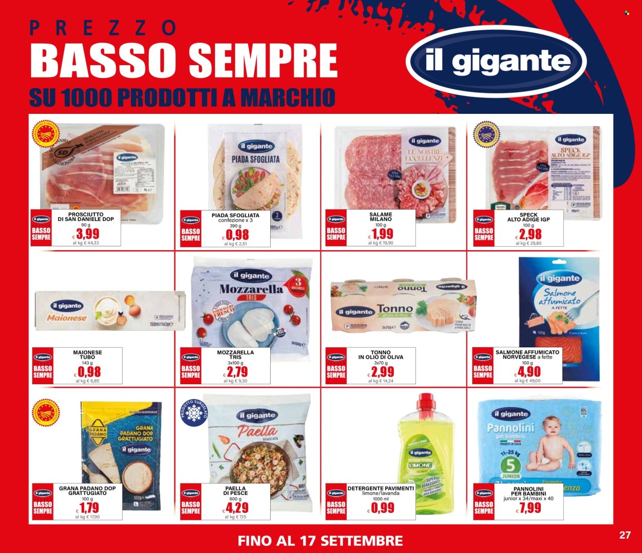 Volantino Il Gigante - 4/9/2025 - 17/9/2025. Pagina 27