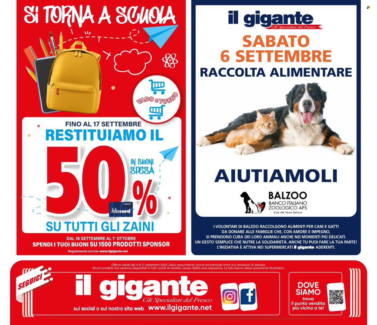 Volantino Il Gigante - 4/9/2025 - 17/9/2025. Pagina 30