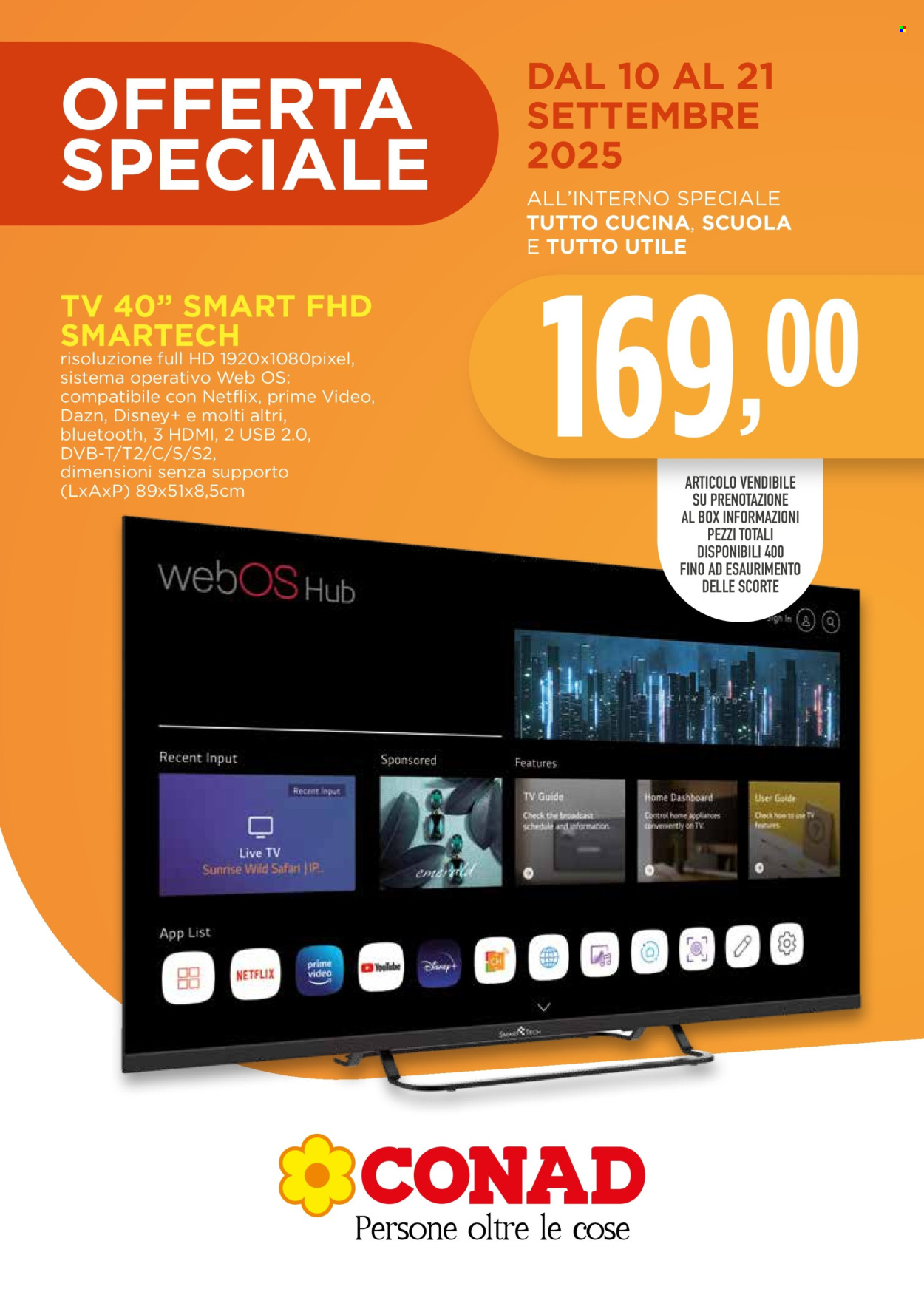 Volantino Conad - 10/9/2025 - 21/9/2025. Pagina 1