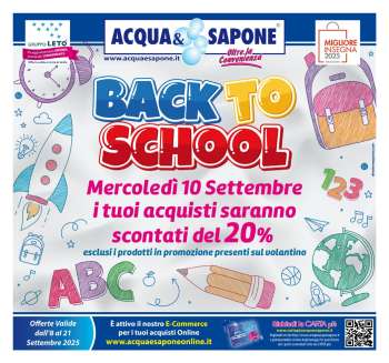 Volantino Acqua & Sapone - 7/9/2025 - 21/9/2025.