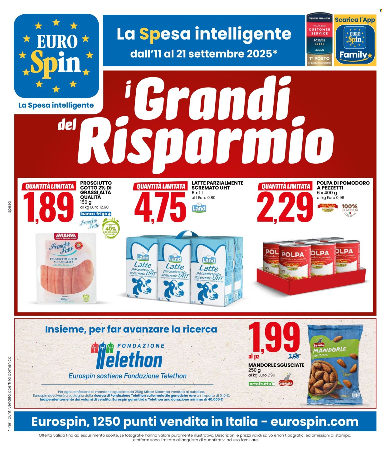 Volantino EuroSpin - 11/9/2025 - 21/9/2025. Pagina 1