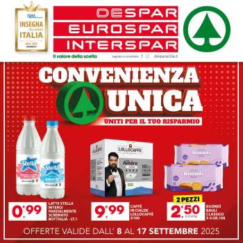 Volantino Eurospar - 8/9/2025 - 17/9/2025.