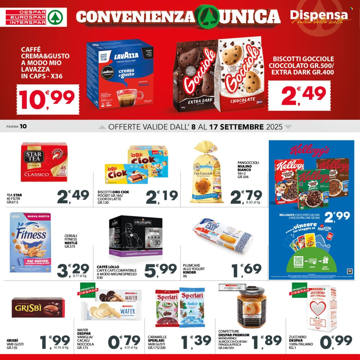 Volantino Eurospar - 8/9/2025 - 17/9/2025. Pagina 11