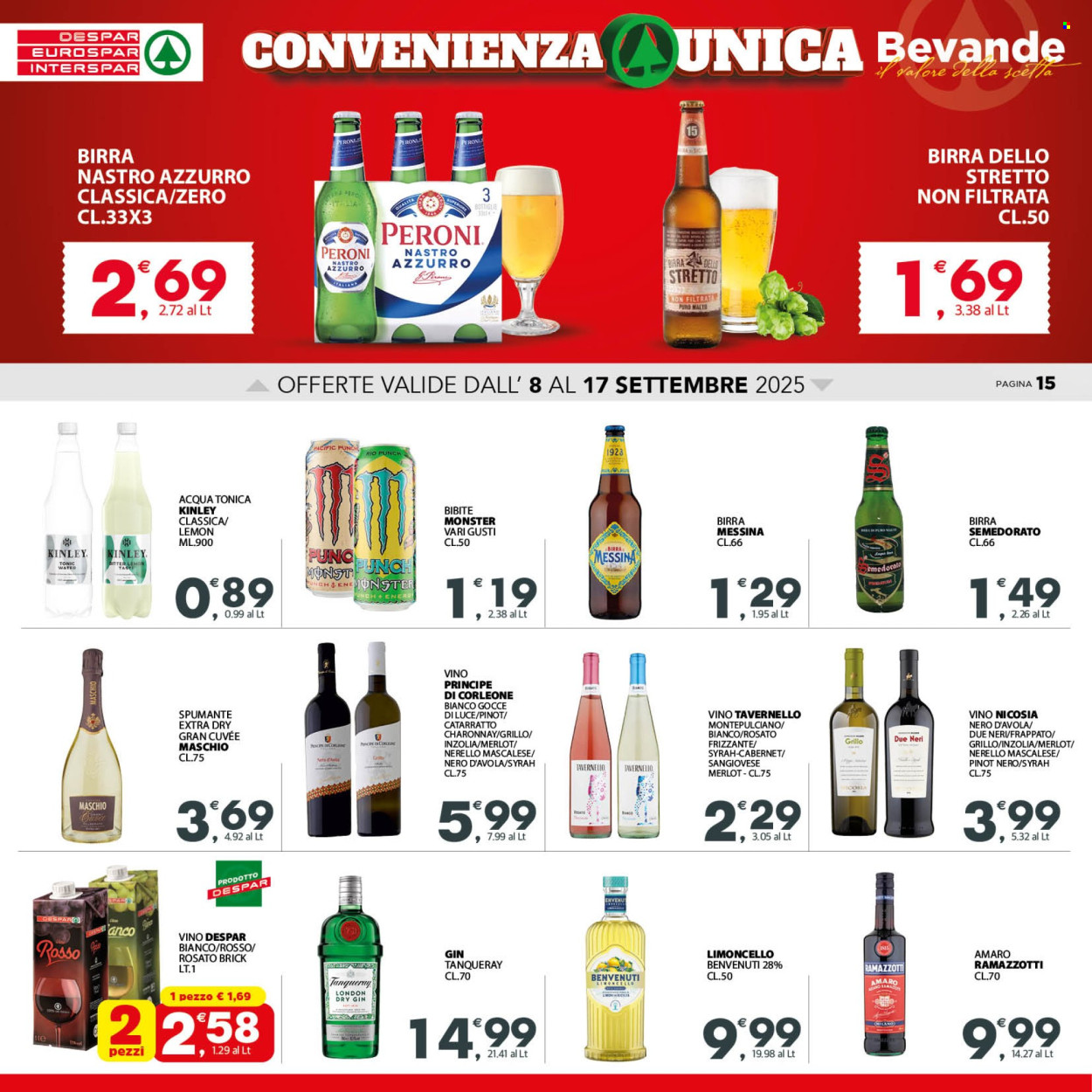 Volantino Eurospar - 8/9/2025 - 17/9/2025. Pagina 16