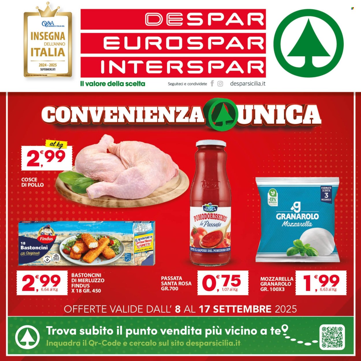 Volantino Eurospar - 8/9/2025 - 17/9/2025. Pagina 21
