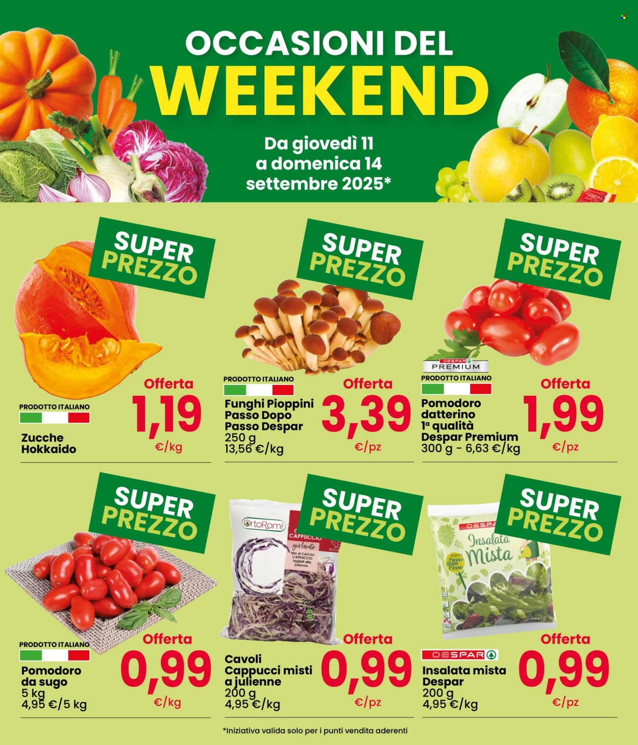 Volantino Eurospar - 11/9/2025 - 14/9/2025. Pagina 2