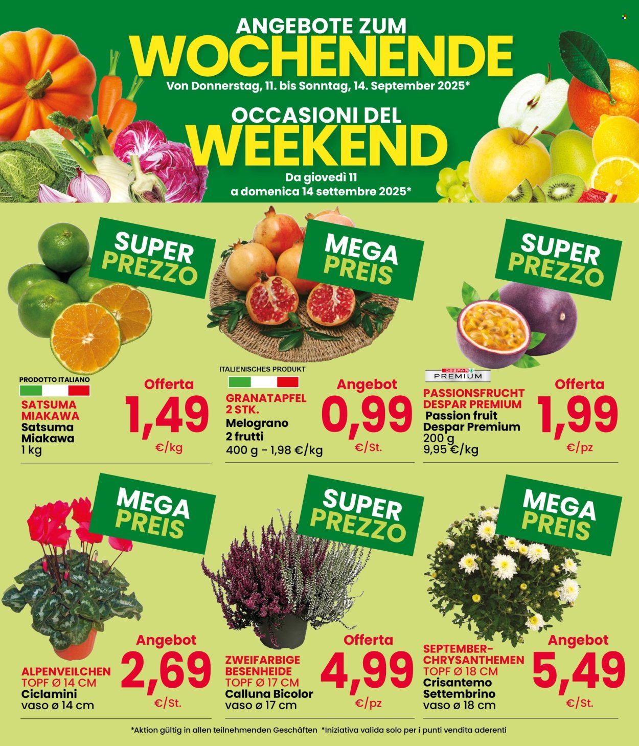 Volantino Eurospar - 11/9/2025 - 14/9/2025. Pagina 3