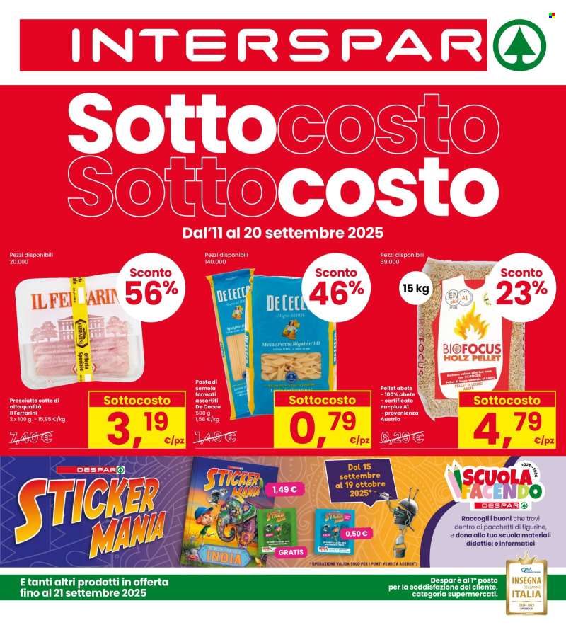 Volantino Interspar - 11/9/2025 - 20/9/2025.