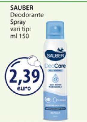 SAUBER Deodorante Spray