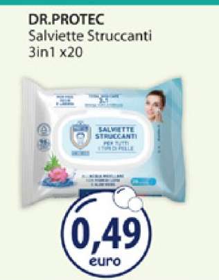 DR.PROTEC Salviette Struccanti