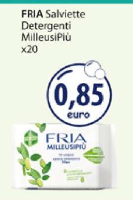 FRIA Salviette Detergenti MilleusiPiù x20
