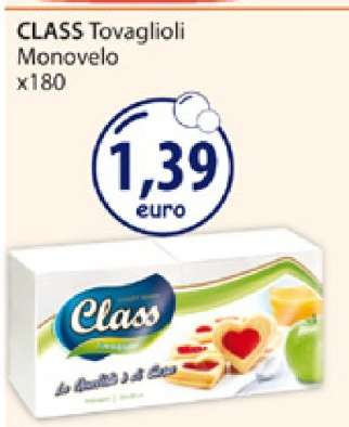 CLASS Tovaglioli Monovelo x180