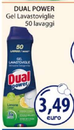 DUAL POWER Gel lavastoviglie
